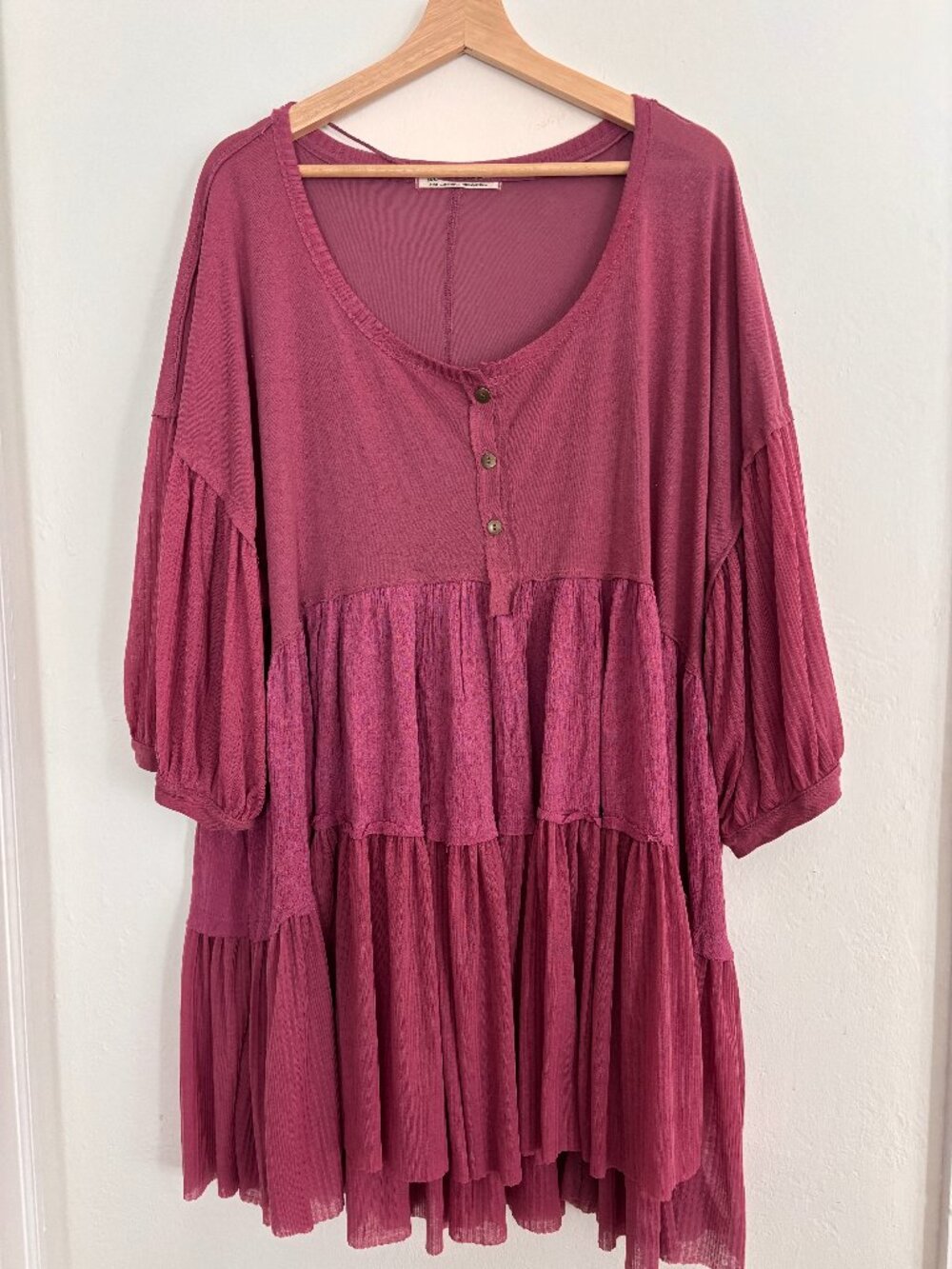 Free People | Tiered Scoop Neck Skye Tunic Dress - NWT - Picture 4 of 5